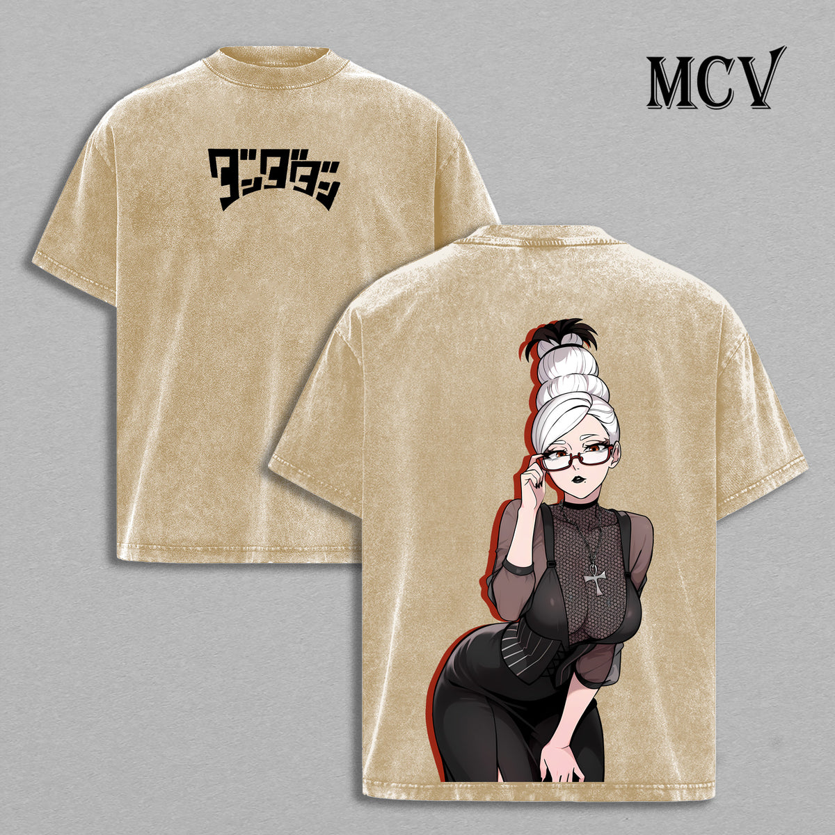 Seiko Ayase Dandadan T-Shirt, Occult Queen Anime Tee, Vintage Washed Graphic Tee