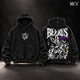 Beerus DBZ Washed Hoodie – Beerus Washed Hoodie | God of Destruction Universe 7 | Anime Manga Graphic Tee | Heavy Cotton Unisex Oversized Streetwear Top