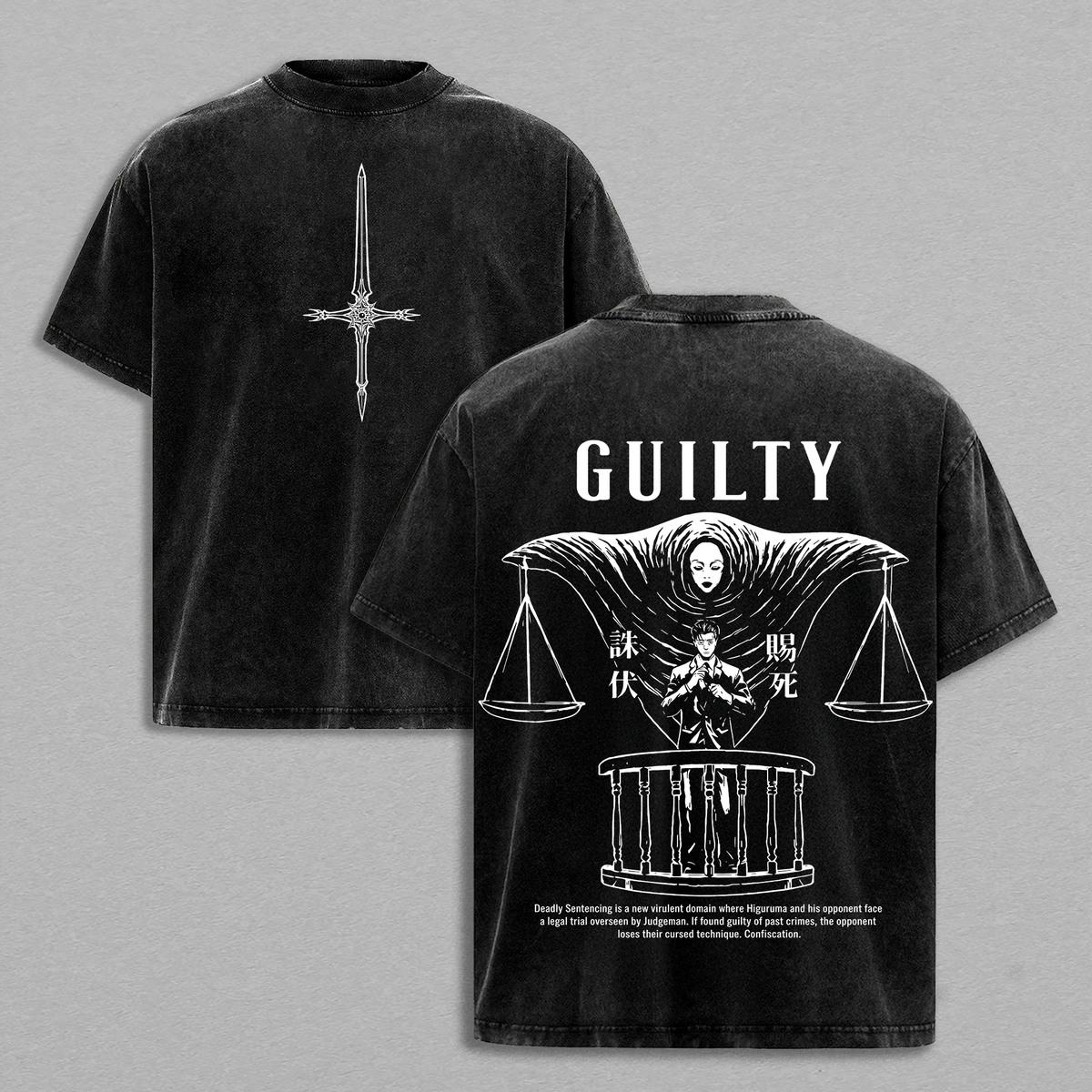 Hiromi Higuruma T-Shirt & Hoodie – Vintage Clothing Anime Shirt | Vintage Washed Jujutsu Kaisen Deadly Sentencing Culling Anime Lover Crewneck | Oversized Soft Cotton Manga Streetwear Top | Graphic Back Hoodie | Heavyweight Cotton JJK Anime Fans Merch