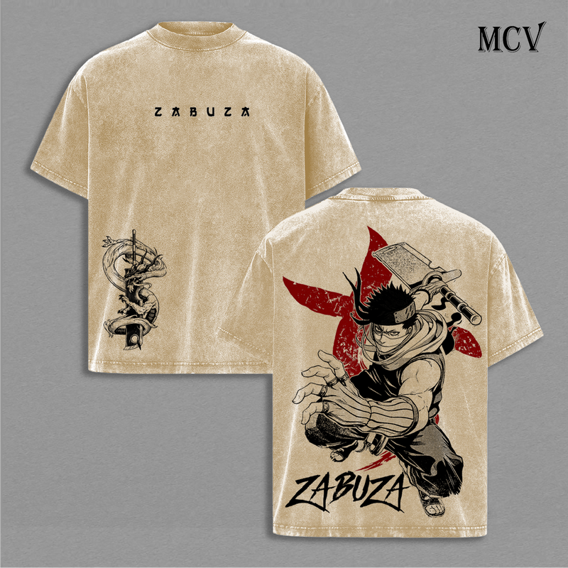 Zabuza Momochi T-Shirt, Demon of the Mist Graphic Tee, Hidden Mist Shinobi Streetwear, Sword Ninja Cotton Unisex Shirt