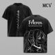 Frieren T-Shirt, Beyond Journey’s End Anime Tee, Elf Mage Vintage Washed Graphic Tee