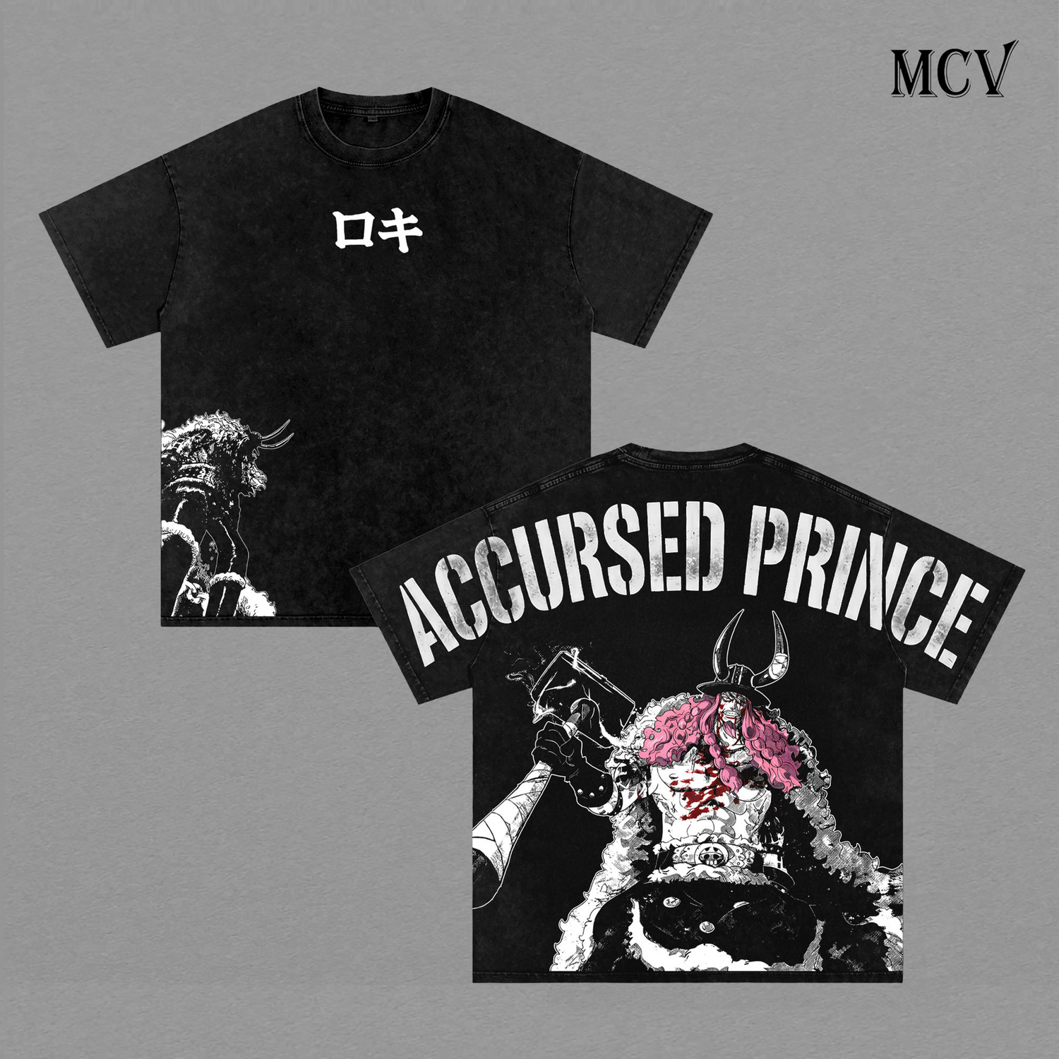Loki Accursed Prince T-Shirt, Giant Warrior Graphic Tee, Norse Myth Anime Streetwear, Dark Power Cotton Unisex Shirt