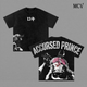 Loki Accursed Prince T-Shirt, Giant Warrior Graphic Tee, Norse Myth Anime Streetwear, Dark Power Cotton Unisex Shirt