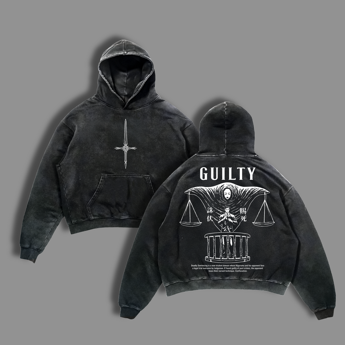 Hiromi Higuruma T-Shirt & Hoodie – Vintage Clothing Anime Shirt | Vintage Washed Jujutsu Kaisen Deadly Sentencing Culling Anime Lover Crewneck | Oversized Soft Cotton Manga Streetwear Top | Graphic Back Hoodie | Heavyweight Cotton JJK Anime Fans Merch