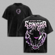 Retro 90s Gengar BLACK PURPLE Ghost Bleach Tee Graphic Tee