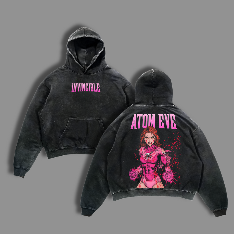 Atom Eve Invincible Comic Shirt Oversized T Shirt Vintage Tee Unisex Streetwear Superhero Graphic Tee Comic Book Character Apparel Gift for Superhero Fans
