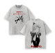 Blood Devil Chainsaw Man Anime Double Printed Vintage Washed Tee