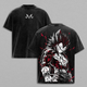 SSJ Final Shine Attack Washed Tee - SSJ4 Vintage Anime T-Shirt SSJ4 Prince of ''Saiyans'' Graphic Tee Oversized Heavyweight Cotton Shirt Unisex Manga Streetwear Top Gift for DBZ Fans back