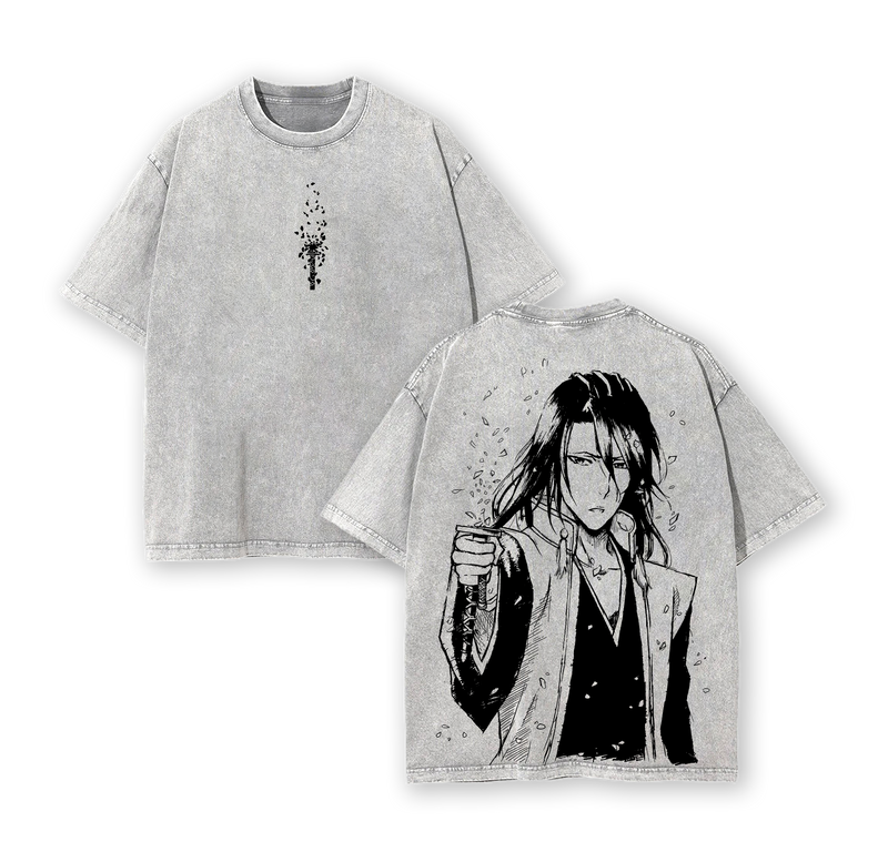 Byakuya Kuchiki T-Shirt – Bleach Anime Graphic Tee