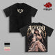 Albedo Overlord T-Shirt, Overseer of the Floor Guardians Anime Graphic Tee, Dark Fantasy Vintage Washed Shirt, Oversized Back Print Streetwear