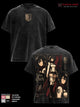 Mikasa Ackerman Shirt, Attack On Titan Graphic Tee, Survey Corps Anime T Shirt, Oversized Washed Streetwear Tee