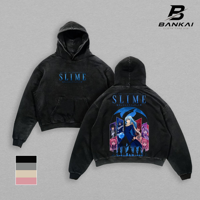 Rimuru Tempest Slime Anime T-Shirt, That Time I Got Reincarnated as a Slime Graphic Tee, Vintage Anime Shirt, Oversized Streetwear T Shirt, Anime Sweatshirt, Graphic Hoodie, Anime Tank Top, Manga Shirt, Back Print Tee, Trendy Graphic Shirts, Anime Merch