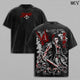 Zaraki Kenpachi Bleach Tee – Kenpachi Zaraki Vintage Washed T-Shirt | Strongest Captain | TYBW The Calamity | Thousand-Year Blood War Final Arc Anime Manga Graphic Tee | Heavy Cotton Unisex Oversized Streetwear Top