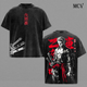 Zoro Three Sword Style T-Shirt, Samurai Anime Graphic Tee, Dual Blade Warrior Streetwear, Sword Fighter Cotton Unisex Shirt