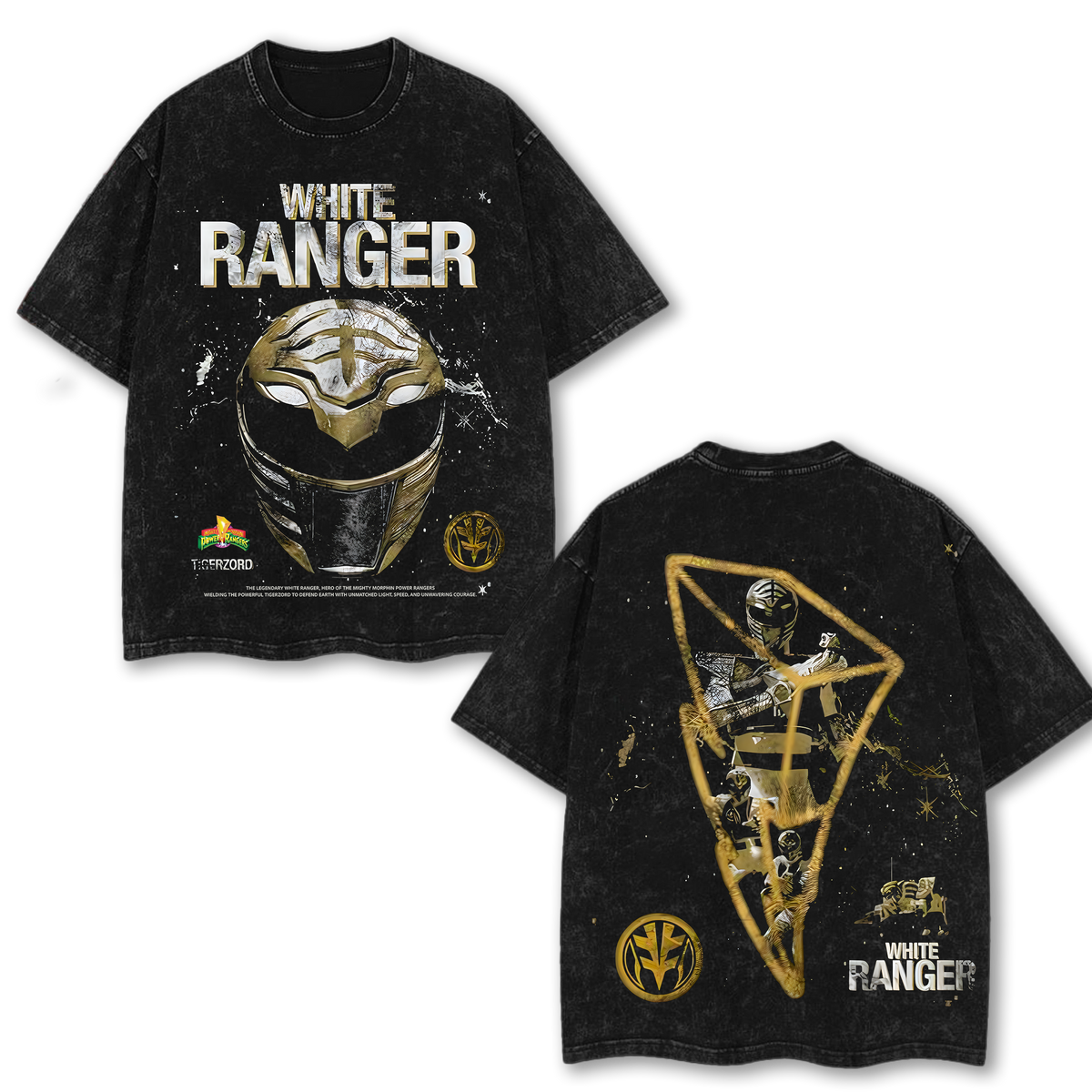 Mighty Morphin Power Rangers - White Ranger T-Shirt