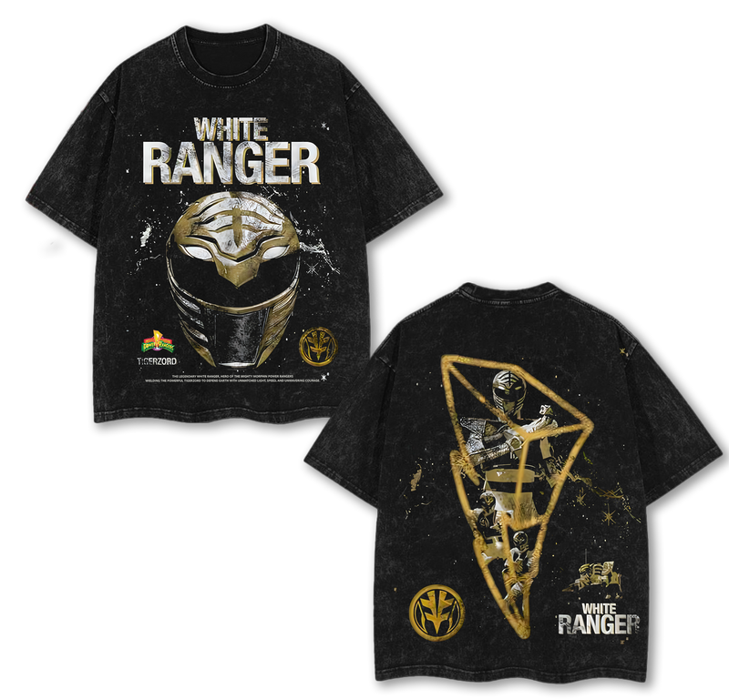 Mighty Morphin Power Rangers - White Ranger T-Shirt