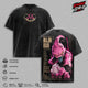 Majin Buu DBZ Vintage Washed T-Shirt - Kid Buu Graphic Tee DBZ Anime Streetwear Oversized Heavy Cotton Shirt Retro Manga Unisex Apparel DBZ Gift for Men & Women