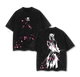 Byakuya Kuchiki Bleach Anime Double Printed Vintage Washed Tee