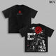 Madara Uchiha Naruto Shippuden Vintage Washed Oversized T-Shirt, Double-Sided Wake Up to Reality Anime Graphic Tee, Red Sharingan Moon Design, Retro 90s Y2K Streetwear, Unisex Naruto Fan Gift