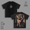 Nico Robin One Piece Anime Double Printed Vintage Washed Tee Unisex Oversize Anime Manga Washed Heavyweight Cotton T-shirt, Tank Top, Sweatshirt, Hoodie