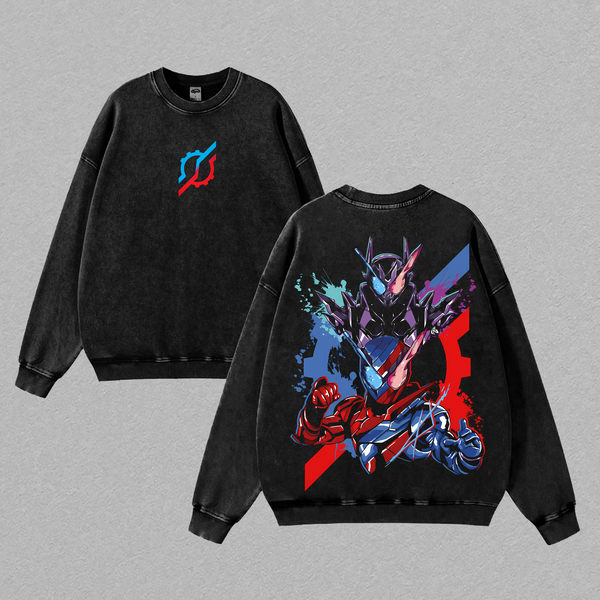 Retro Kamen Rider Build Oversized T-Shirt 100% Premium Cotton Relaxed Fit S-5XL Classic Menswear Top for Men Apparel Clothes Soft