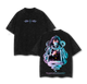 Obanai Iguro - Demon Slayer Anime Double Printed Vintage Washed Tee Unisex Oversize Anime Manga Washed Heavyweight Cotton T-shirt