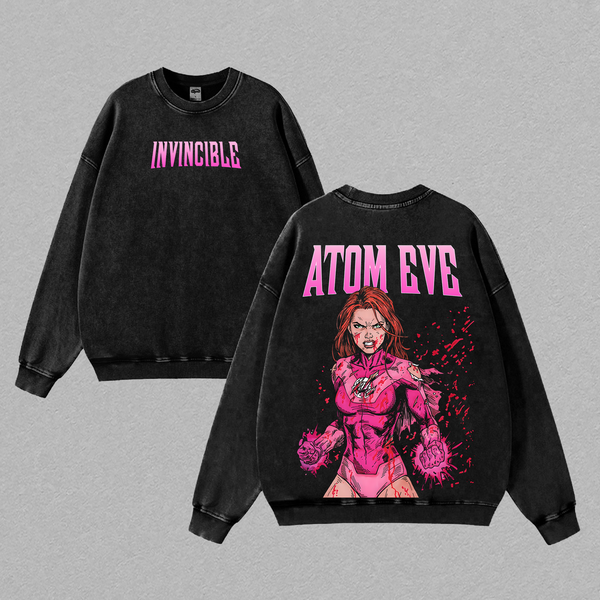 Atom Eve Invincible Comic Shirt Oversized T Shirt Vintage Tee Unisex Streetwear Superhero Graphic Tee Comic Book Character Apparel Gift for Superhero Fans