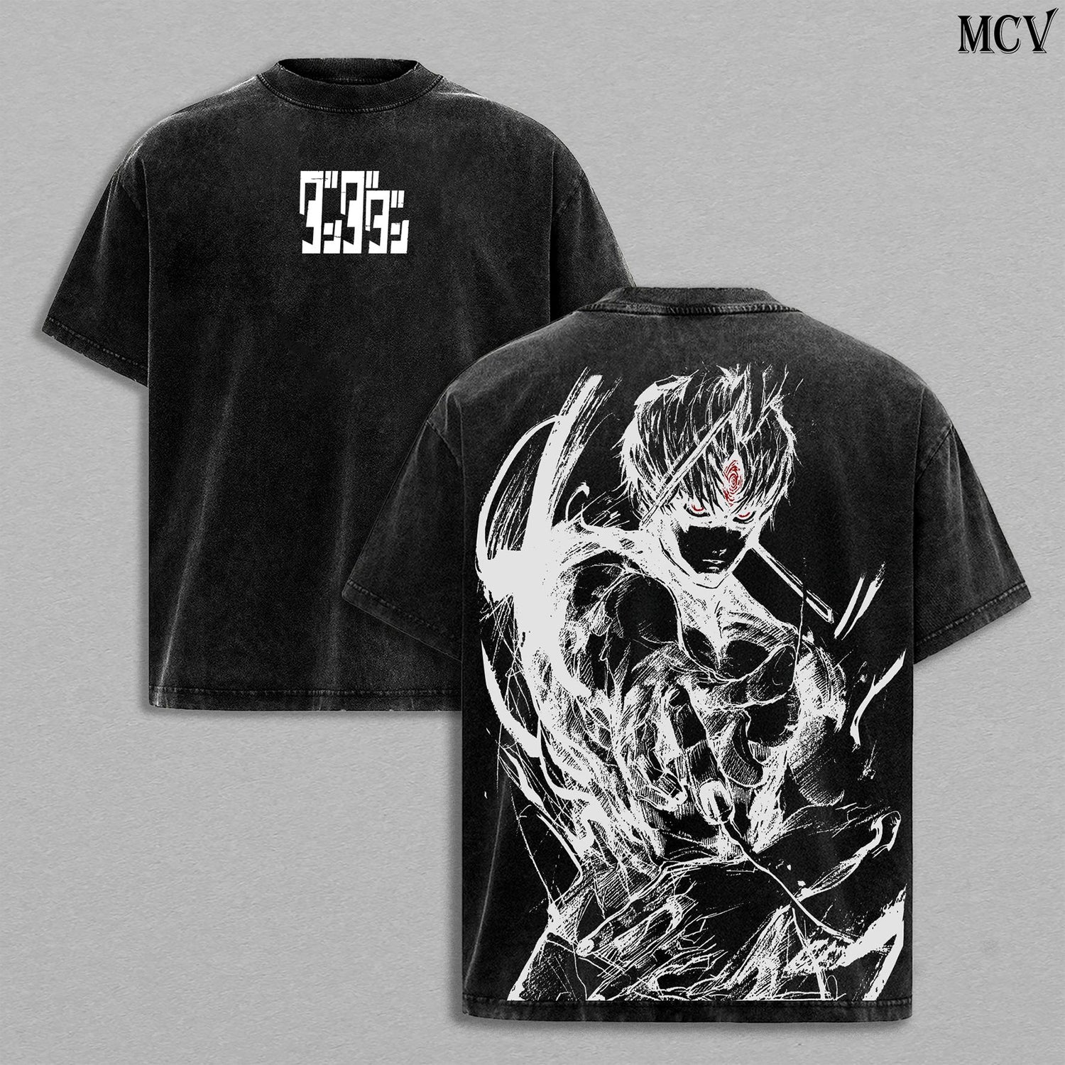 Jin Enjoji Dandadan T-Shirt, Occult Power Anime Tee, Cursed Energy Graphic Vintage Washed Tee