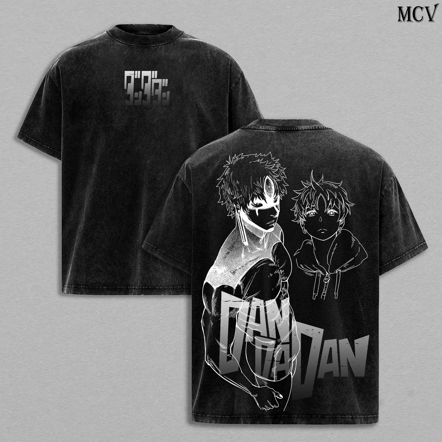 Dandadan Occult T-Shirt, Chaos Spirit Anime Tee, Supernatural Power Vintage Washed Graphic Tee