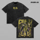 Perfect Cell Bio Android DBZ Anime Graphic Shirt Ultimate Fighter Vintage Washed Heavyweight Cotton Oversized Manga Art Streetwear Back Print Tee