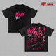 Majin Buu Vintage Washed Anime T-Shirt, Tank Top Kid Buu Pink Energy Graphic Tee