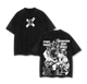 Bakugo Tee My Hero Academia Vintage Washed Oversized Heavy Cotton T-Shirt, Explosive Hero Graphic Anime Manga Top