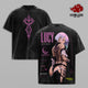 Lucy Cyberpunk Edgerunners T-Shirt, Netrunner Night City Anime Graphic Tee, Back Print Vintage 90s Anime Shirt, Graphic Tees Men, Trendy Tshirts, Men's T Shirts, Cyberpunk Streetwear, Unisex Cotton Distressed Tee, Merch For Fans