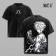Killua Zoldyck T-Shirt, Hunter x Hunter Anime Tee, Lightning Assassin Vintage Washed Tee