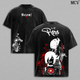 Flower Bomb Girl Reze – Chainsaw Man Vintage Washed Anime Streetwear T-Shirt