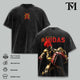 Real Steel Midas Graphic Tee, Apparel with Double Print, Oversize Lightweight Acid-Washed Cotton, Casual Classic Seamless Shortsleeve Movies Films Streetwear Top Gift for movie fans