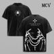 Kurapika Chain of Judgment T-Shirt, Hunter x Hunter Anime Tee, Scarlet Eyes Vintage Washed Tee