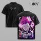 Hisoka Shirt Hunter x Hunter Anime Tee, Joker Villain Vintage Washed Graphic Tee