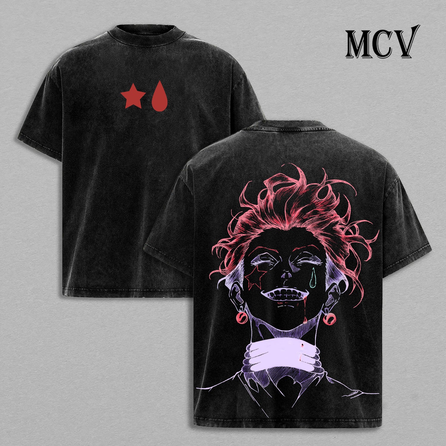 Hunter x Hunter Hisoka Tee, Twisted Magician Anime Shirt, Luxury Dark Graphic Streetwear Tee