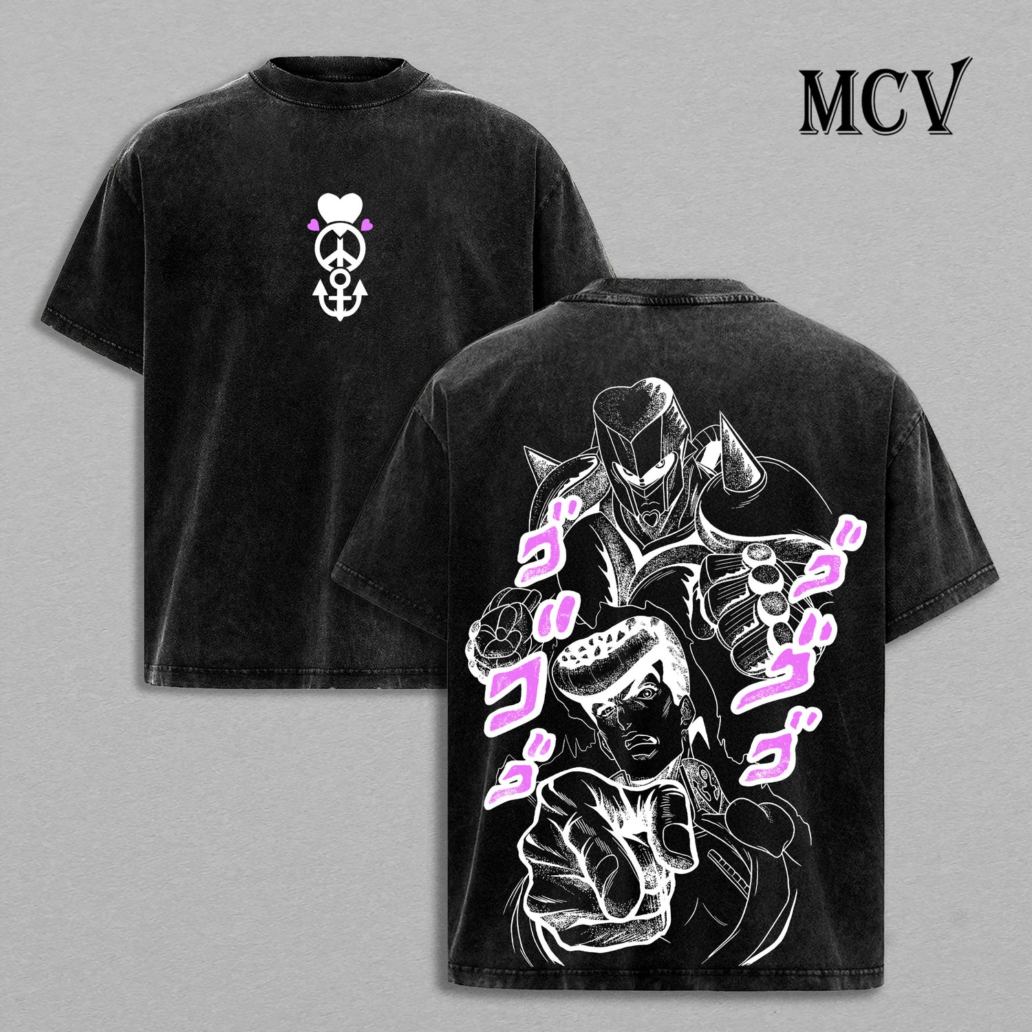 Josuke Higashikata T-Shirt, Diamond Is Unbreakable Anime Tee, Retro Style Vintage Washed Tee