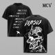 JoJo Jesus Shirt, Steel Ball Run Saint Body Anime Vintage Washed Graphic Tee (Copy)