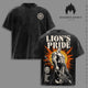 Escanor Lion's Pride Vintage Washed T-Shirt, The Seven Deadly Sins Anime Graphic Tee, Oversized Heavyweight Cotton Streetwear Shirt, Double-Sided Manga Fan Gift
