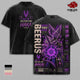 Beerus DBZ Vintage Washed T-Shirt God of Destruction Anime Graphic Tee Hakai Power Streetwear Oversized Shirt Gift for DBZ Fans