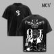 Grimmjow Jaegerjaquez Bleach Washed T-Shirt, Vintage Anime Oversized Tee, Heavy Cotton Shirt