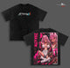 Zero Two Darling in the Franxx Anime Double Printed Vintage Washed Tee.