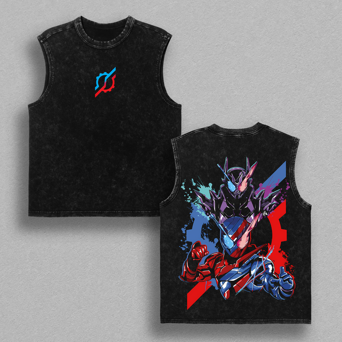 Retro Kamen Rider Build Oversized T-Shirt 100% Premium Cotton Relaxed Fit S-5XL Classic Menswear Top for Men Apparel Clothes Soft