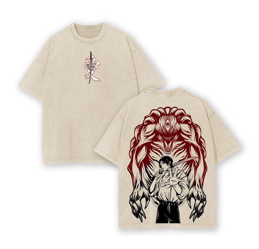 Jujutsu Kaisen Yuta Vintage T-Shirt – Oversized Anime Graphic Tee