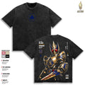 Kamen Rider – Tokusatsu Action Oversize Graphic Tee, Acid Washed Heavy Cotton Shirt, Vintage Japanese Streetwear, Unisex Casual Wear, Hero Merch, Gift for Tokusatsu Fans