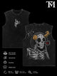 Adventure Time The Lich T-Shirt & Tank Top – Vintage Cosmic Skeleton Graphic Tee, Oversized Unisex Horror Fan Merch Gift