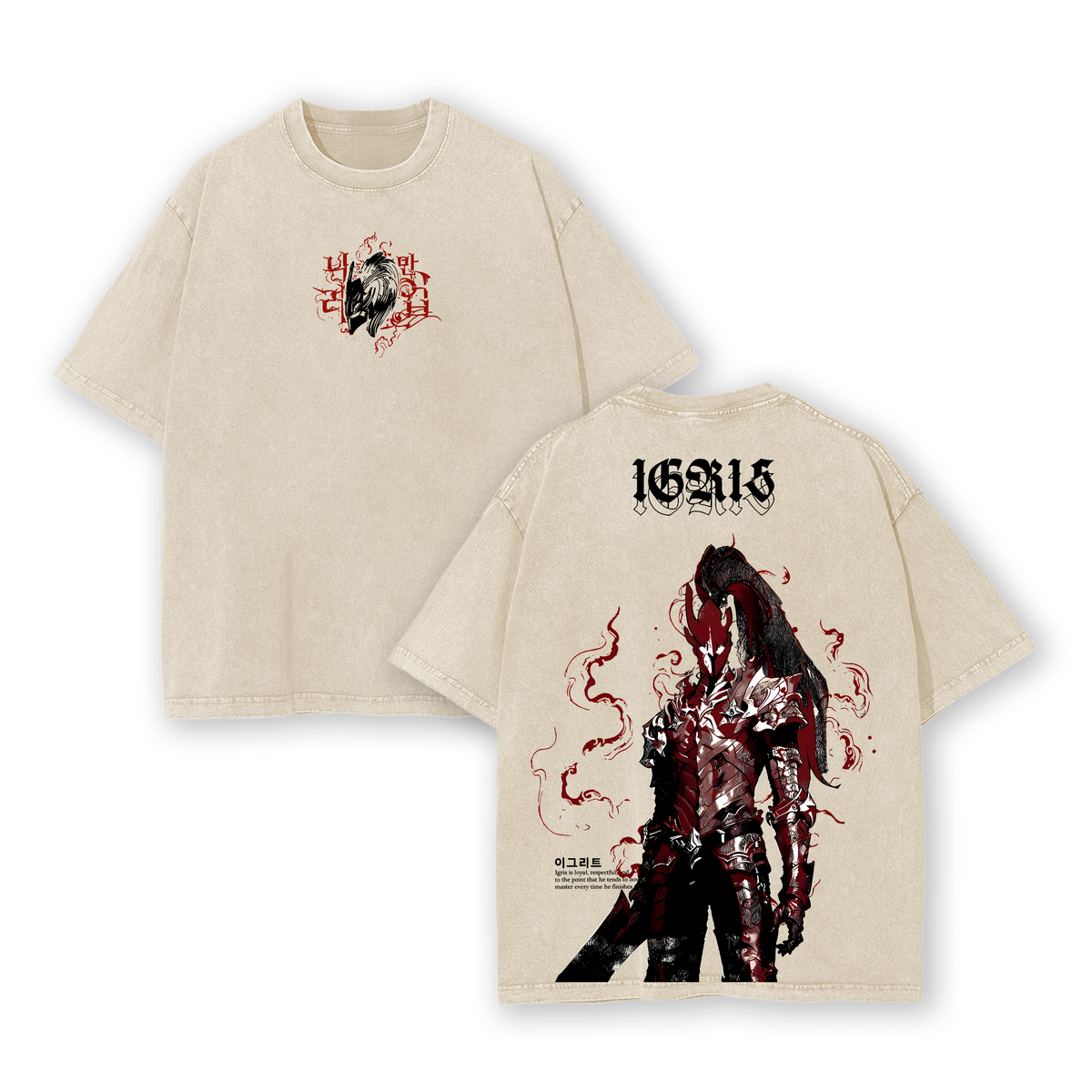 Iris Bloodred - Solo Leveling Anime Wahed T-Shirt